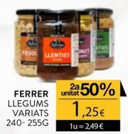 Plusfresc Ferrer llegums variats oferta