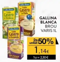 Plusfresc Gallina Blanca brou varis oferta