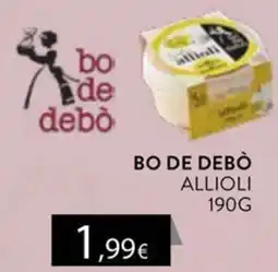 Plusfresc Bo de Debò allioli oferta