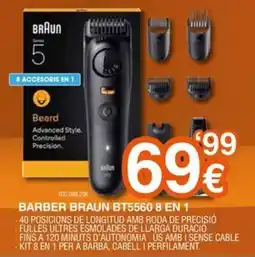 Expert Braun barber bt5560 8 en 1 oferta