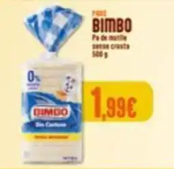 Plusfresc Bimbo Pa de matlle sense crosta oferta