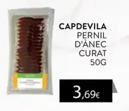 Plusfresc Capdevila pernil d'anec curat oferta