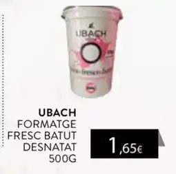 Plusfresc Ubach formatge fresc batut desnatat oferta