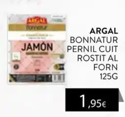 Plusfresc Argal bonnatur jamón pernil cuit rostit al forn oferta