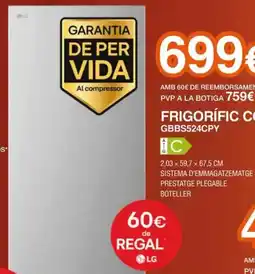 Expert LG frigorífic combi gbbs524cpy oferta