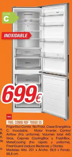 Expert Teka frigorifico combi rbf 78660 ss oferta