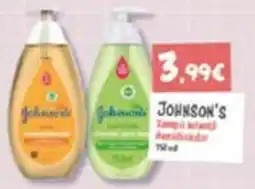Plusfresc Johnson's xampú infantil desinfectante oferta