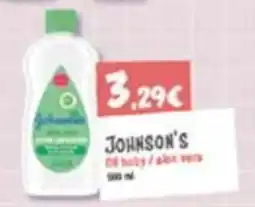 Plusfresc Johnson's cuidado baby / aloe vera oferta