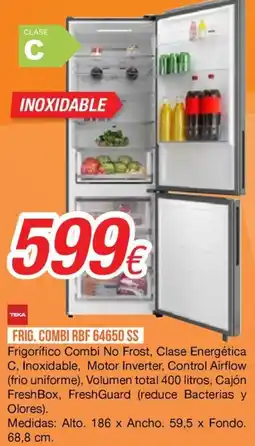 Expert Teika frigorifico combi rbf 64650 ss oferta