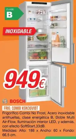 Expert Bosch frig. combi kgn36vibt oferta