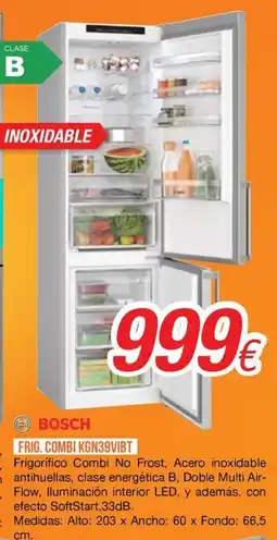 Expert Bosch frigorifico combi kgn39vibt oferta