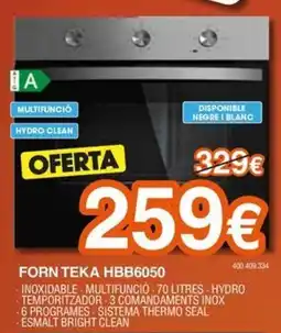 Expert Forn Teka Hbb6050 oferta