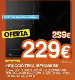 Expert teka inducció ibf63200 bk oferta