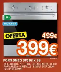 Expert Forn smeg sf6381x ss oferta