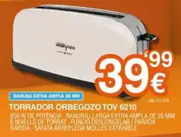 Expert Orbegozo torrador tov 6210 oferta