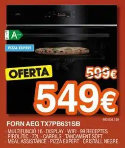 Expert Aeg forn tx7pb631sb oferta