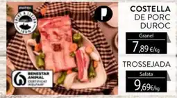 Plusfresc Costella de porc duroc oferta