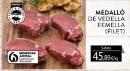 Plusfresc Safata medalló de vedella femella (filet) oferta