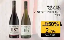 Plusfresc Masia 1187 vi negre i vi blanc oferta