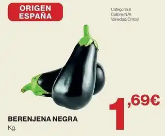 Origen - berenjena negra