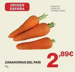 Supercor Origen - zanahorias del país oferta