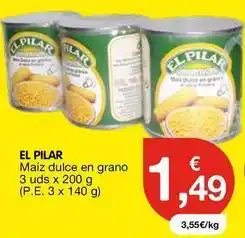 CashDiplo El pilar - maíz dulce en grano oferta