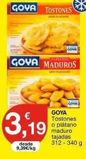 CashDiplo Goya tostones o platano maduro tajadas oferta