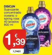 CashDiplo Disiclin - suavizante concentrado oceanic o spring rose 40 lavados oferta