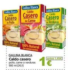 Hiper Usera Gallina blanca - caldo casero oferta