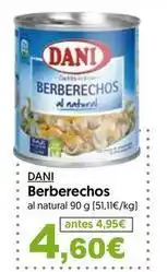 Hiper Usera Dani - berberechos oferta