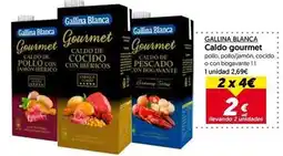 Hiper Usera Gallina blanca - caldo gourmet oferta