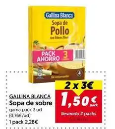 Hiper Usera Gallina blanca - sopa de sobre oferta
