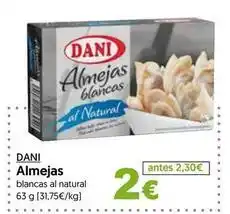 Hiper Usera Dani - almeja oferta