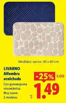 Livarno - alfombra acolchada