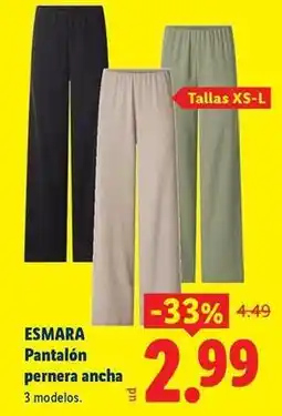 Ocine Esmara - pantalón pernera ancha oferta