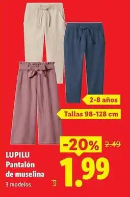 Ocine Lupilu - pantalón de muselina oferta