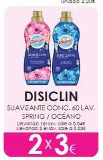 Muchas Perfumerías Disiclin - suavizante conc. 60 lav. spring / oceano oferta