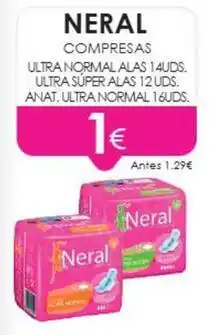 Muchas Perfumerías Neral - compresas ultra normal/súper/anat. normal oferta