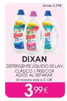 Muchas Perfumerías Dixan - detergente liquido oferta