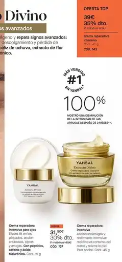 Yanbal Yanbal - crema reparadora intensiva oferta