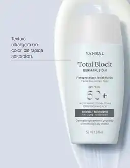 Yanbal Yanbal - total block dermafusión fluido spf 50+ oferta