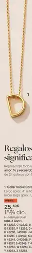 Yanbal Yanbal - collar inicial dorezzi oferta