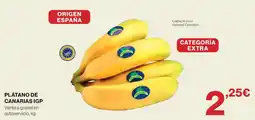 Hipercor Plátano de Canarias IGP oferta