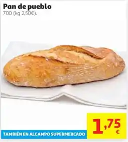 Alcampo Pan de pueblo oferta