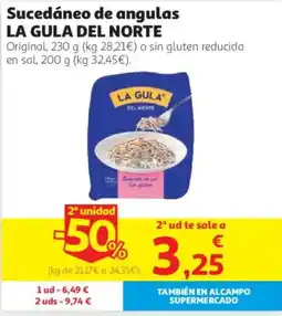 Alcampo La Gula del Norte sucedáneo de angulas oferta