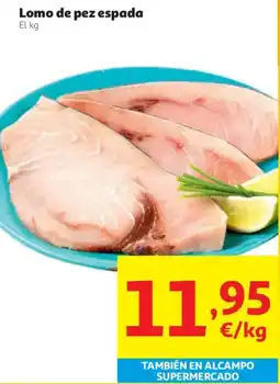 Alcampo Lomo de pez espada oferta