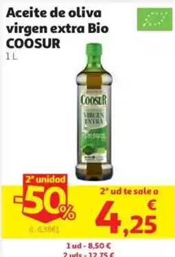 Alcampo Coosur aceite de oliva virgen extra bio oferta