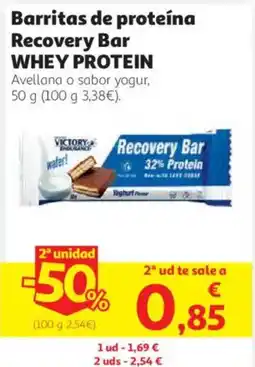Alcampo Victory Recovery Bar Whey Protein oferta