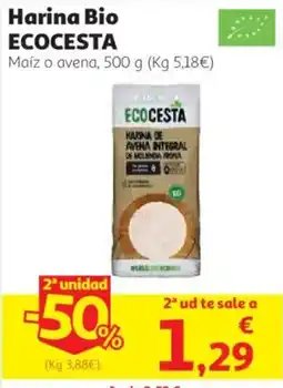 Alcampo Ecocesta harina de avena integral oferta