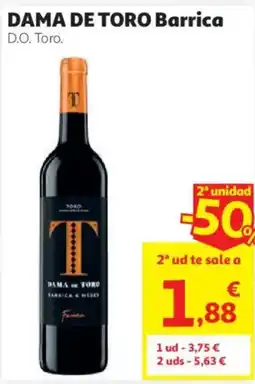 Alcampo Dama de Toro Barrica oferta